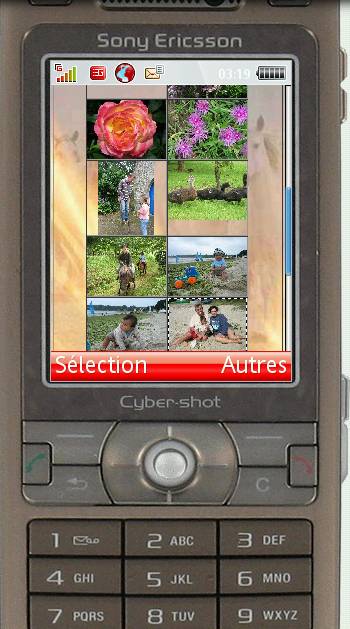 SFR-3G sur Sony-Ericsson-K8000