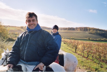 Cheval sur les bords de la Loire