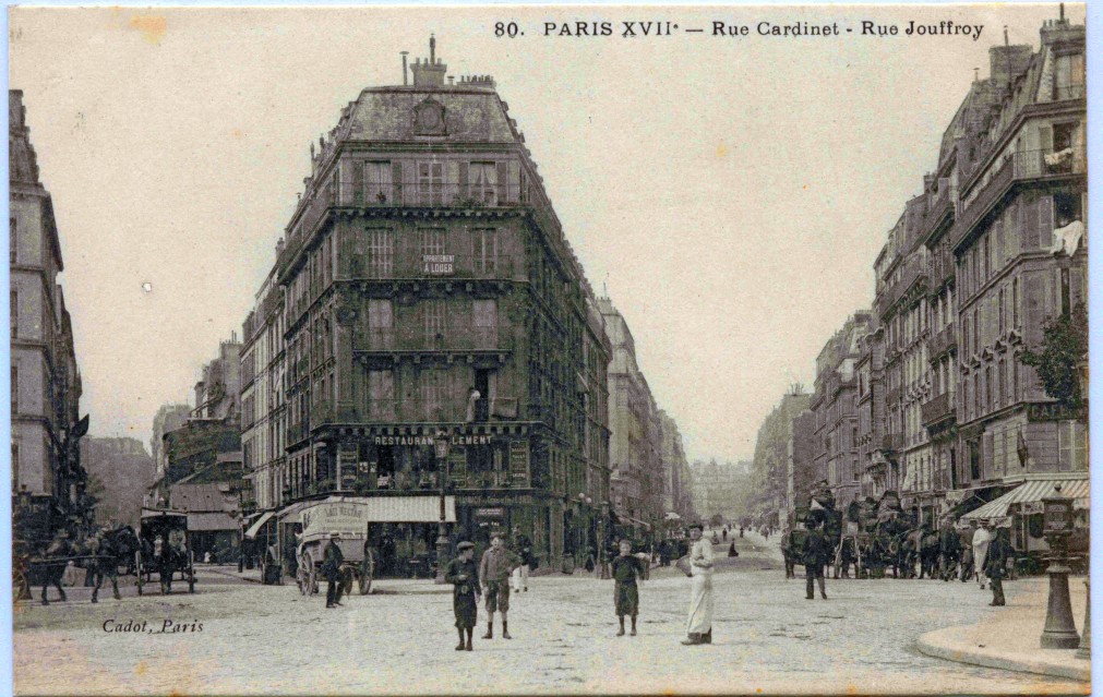 La rue Cardinet autour de l'anne 1905