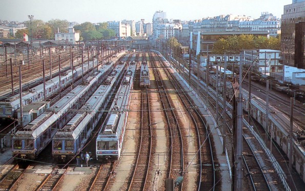 Ann&eacute;es 1980 Batignolles Trains