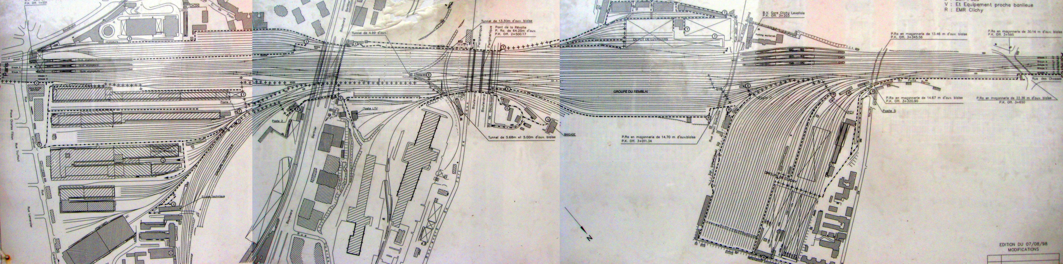 La Gare Paris Batignolles en 1998