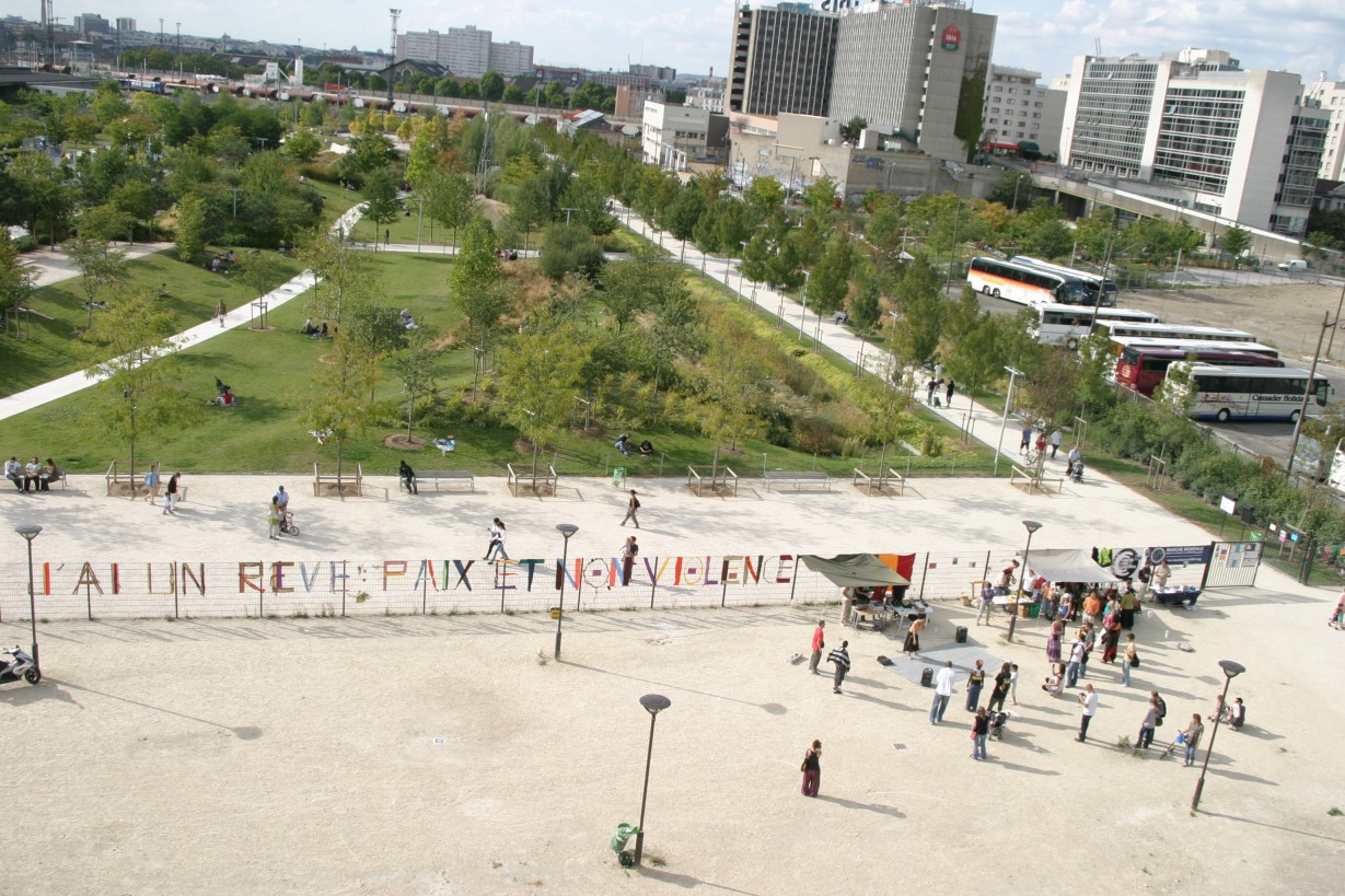 Le Parc Martin Luther-King en septembre 2009