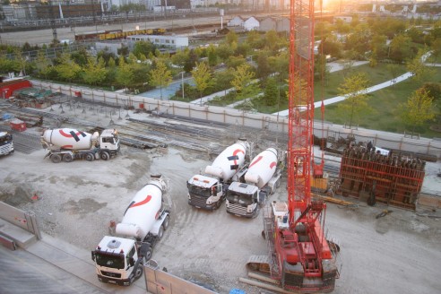 Parking Cardinet betonnieres