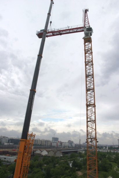 Batignolles : grue Parking Cardinet