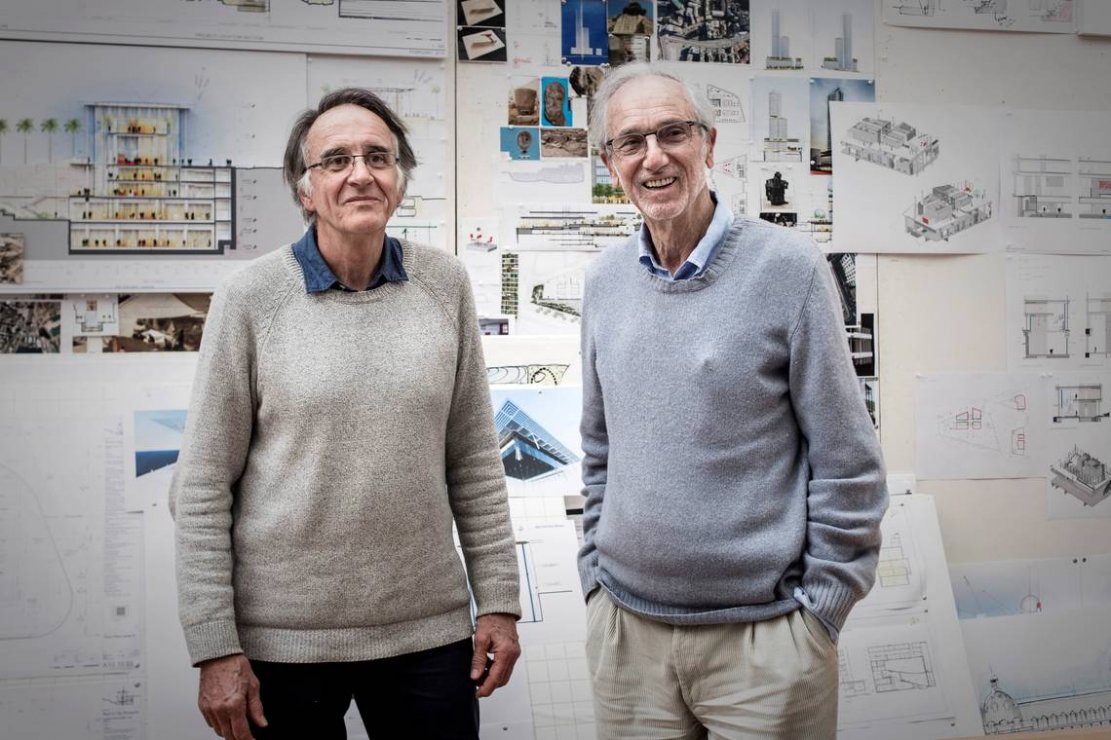 avril 2018 Bernard Plattner et Renzo Piano