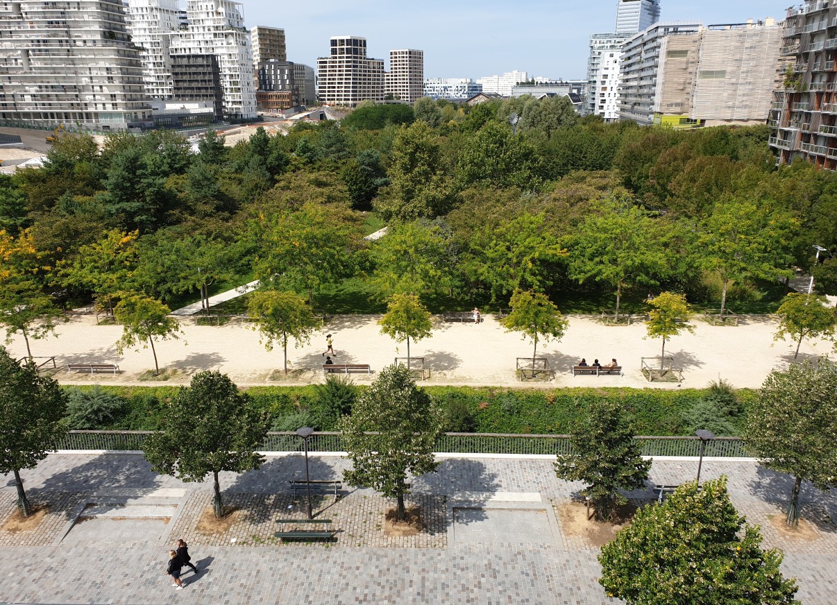 Le parc Martin Luther-King .