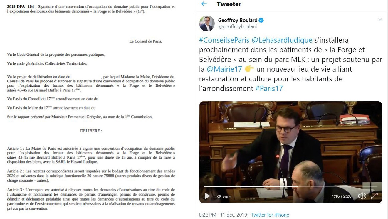 Conseil de Paris - Geoffroy Boulard.