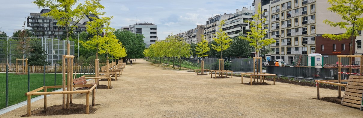 Le parc Martin Luther-King.