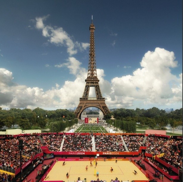 JO Paris 2024 - beach volley au Champ de Mars