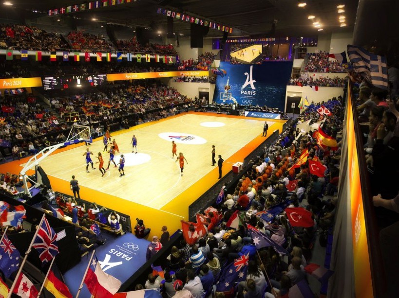 Basket au stade Pierre de Coubertin  Paris 16e pour les JO Paris 2024