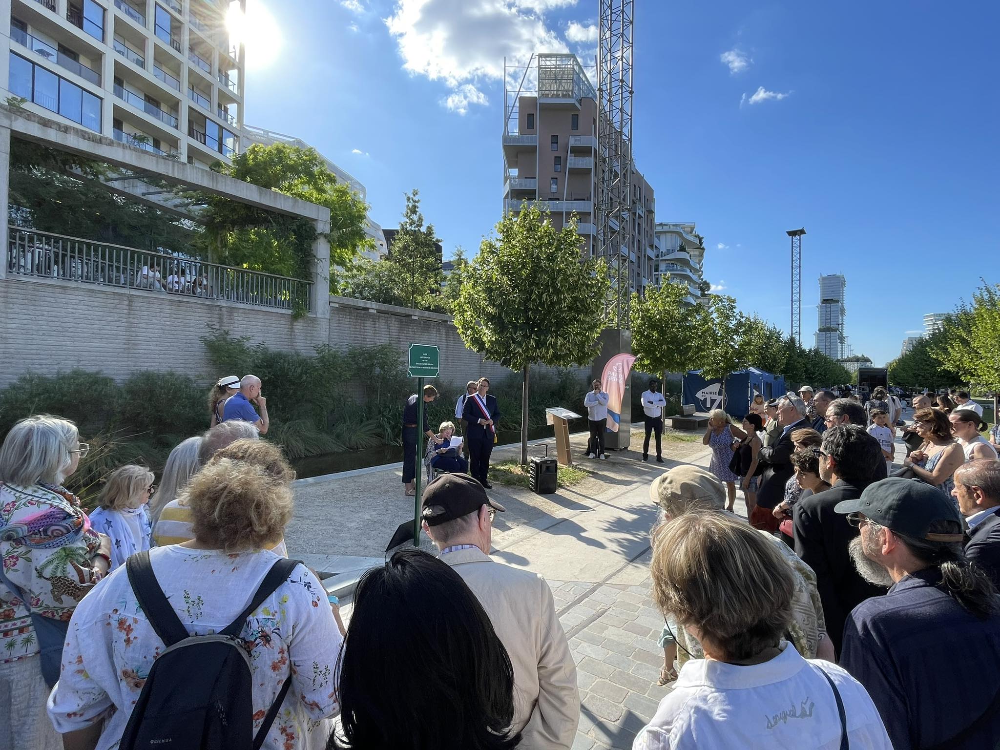Les allées du parc MLK.