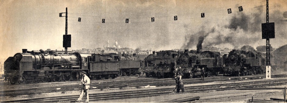 Le depôt de Batignolles en octobre 1951