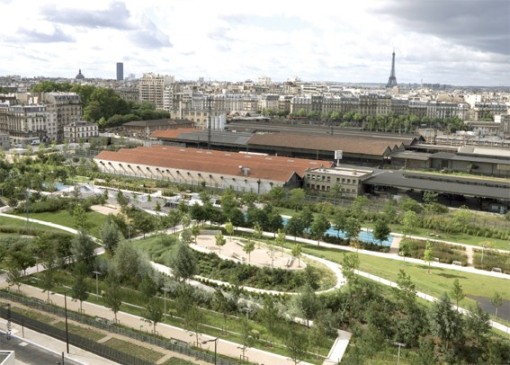 le parc et les Halles avant destruction fin 2008