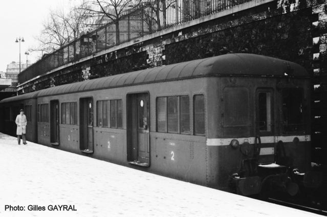 Ligne Auteuil-Pont-cardinet  en mars 1985