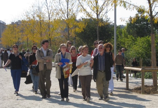 Visite du parc Martin Luther-King.