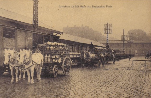 La gare de marchandises des Batignolles