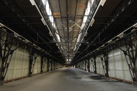 Halle 4 de la gare de marchandises des Batignolles