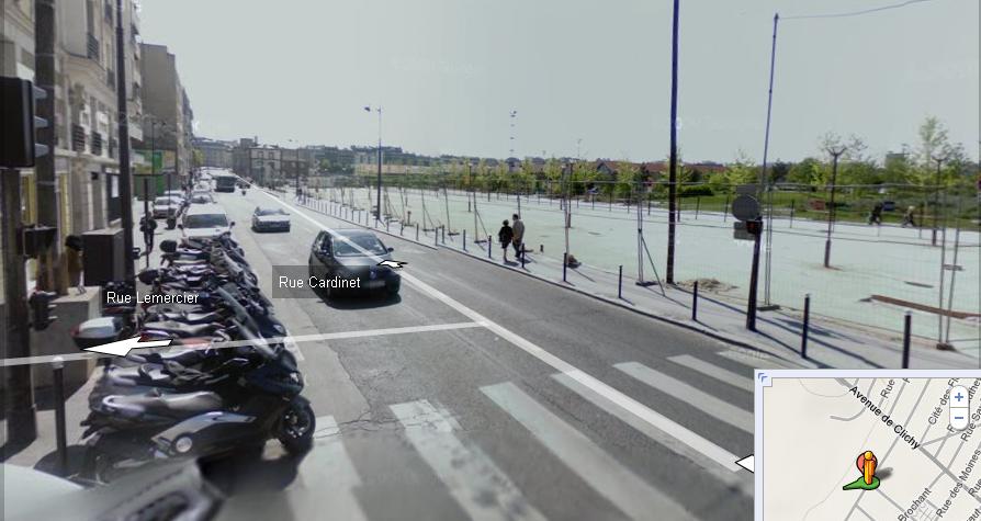Parking rue Cardinet