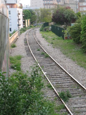 Petite ceinture Nord au niveau de l'avenue de Clichy