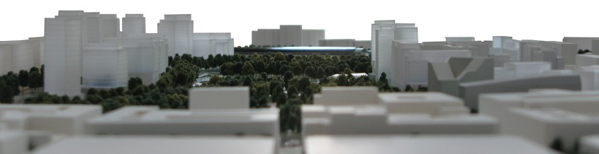Photo de la maquette pr&eacute;sent&eacute; par la Semavip le 27 juin 2009
