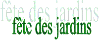 F&ecirc;te des Jardins de Paris