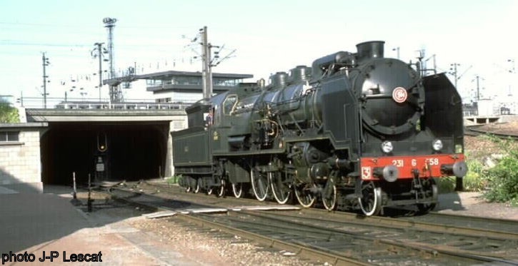 Tunnel dépôt Batignolles - Vapeur 231 G 558