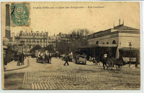 Paris   Gare des Batignolles Rue Cardinet