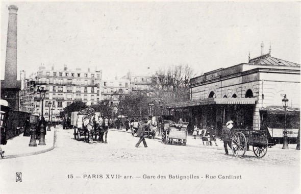 La rue Cardinet autour de l'anne 1905