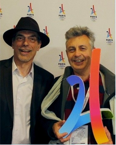 Guy Matteotti et Didier Favre soutiennent les JO 2024  Paris